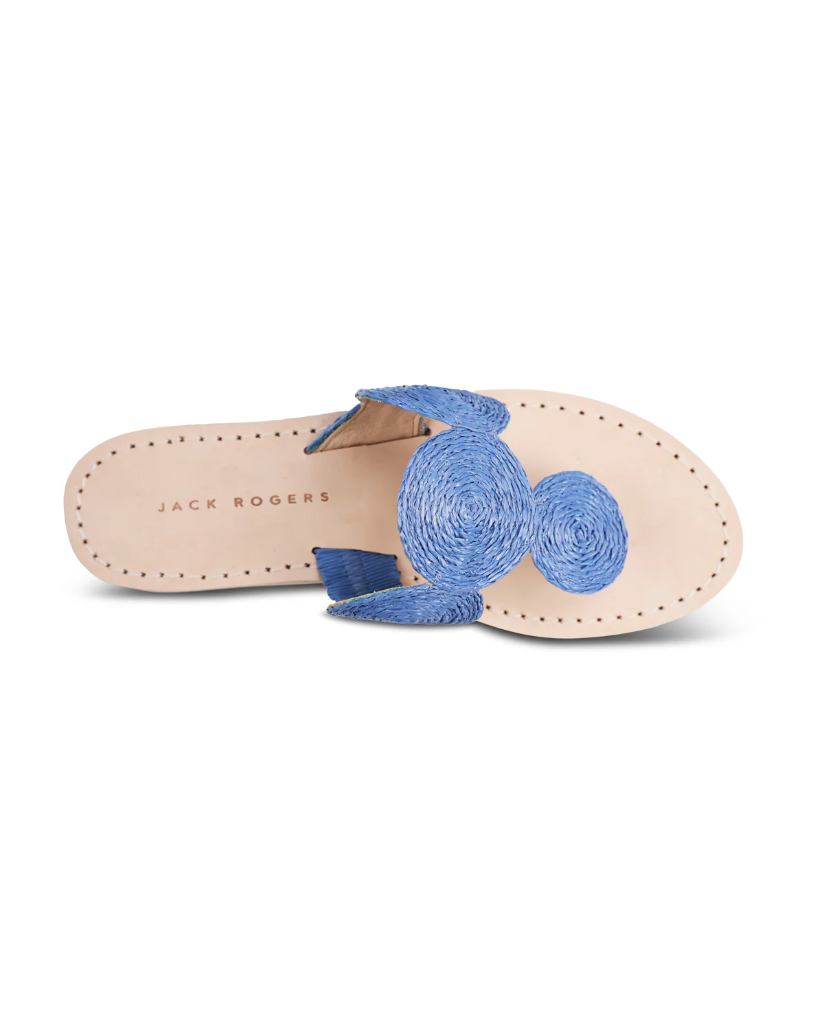 Jack Rogers Margo Flat Sandal Salt Water Raffia - Image 6