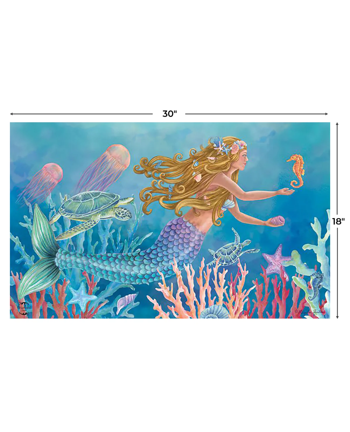 Mermaid Doormat - Image 3