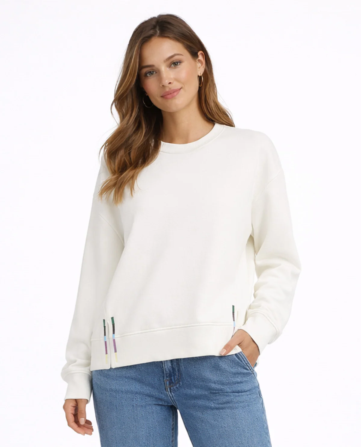Match Fit Drop Shoulder Pullover Top - Image 2