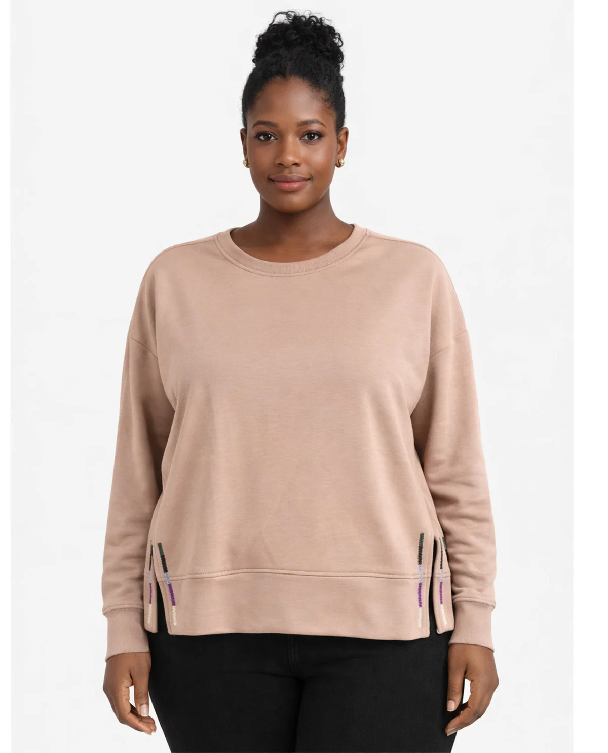 Match Fit Drop Shoulder Pullover Top - Image 3