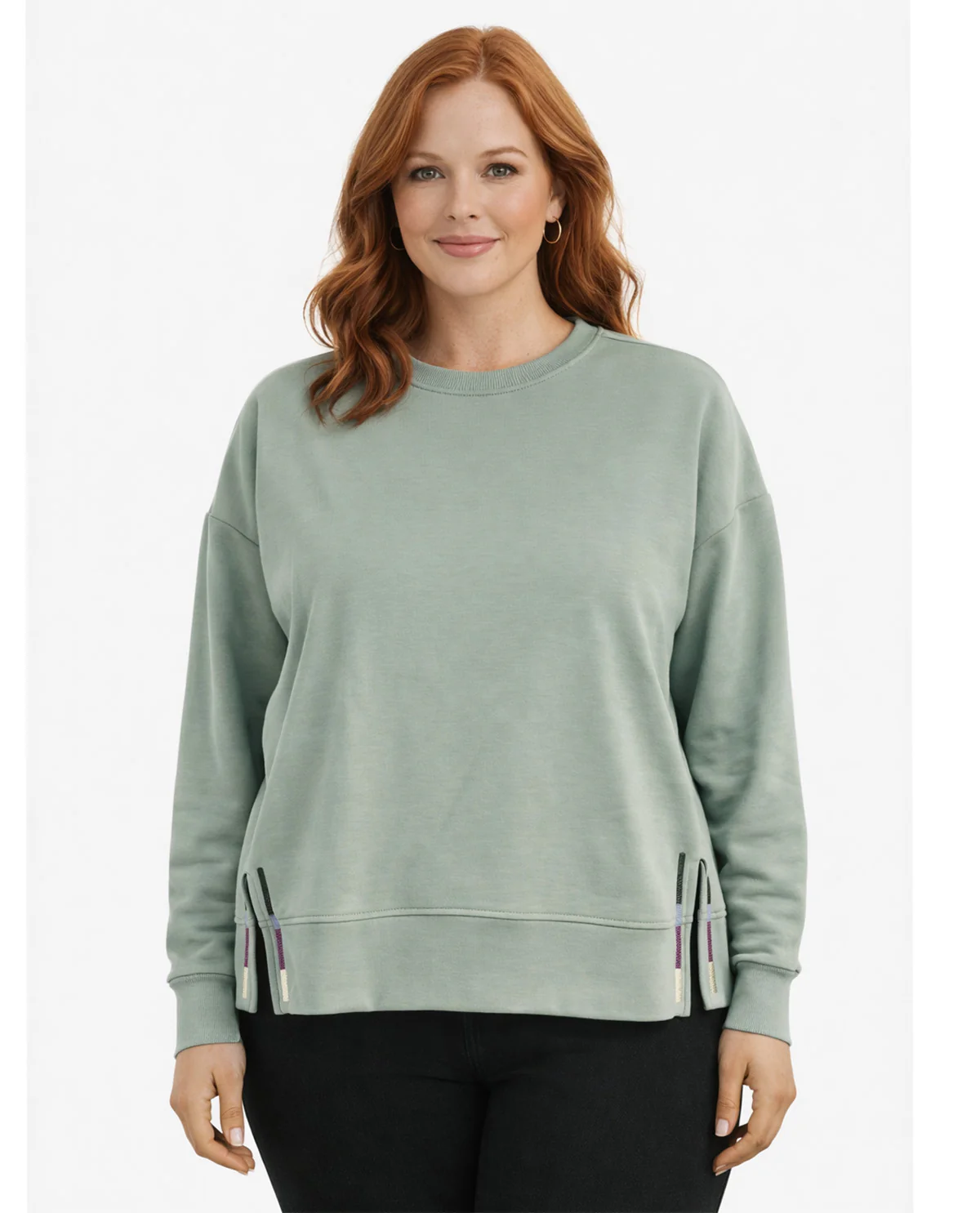 Match Fit Drop Shoulder Pullover Top - Image 4