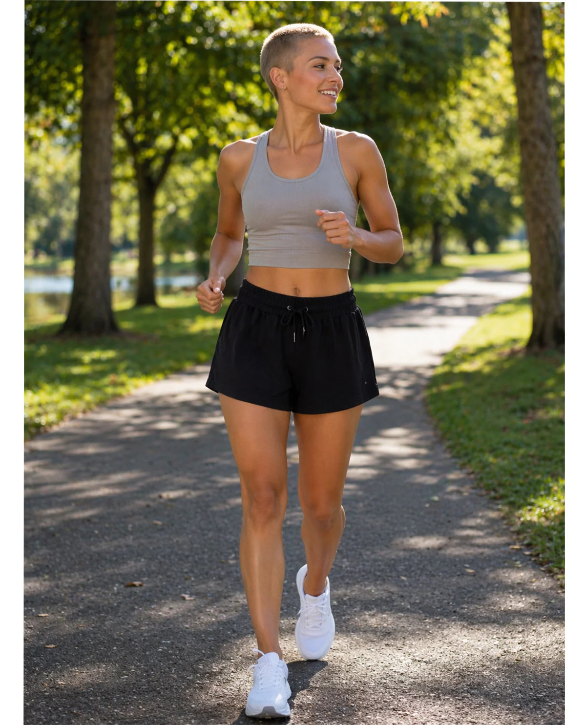 Match Fit Pintuck Short - Image 4