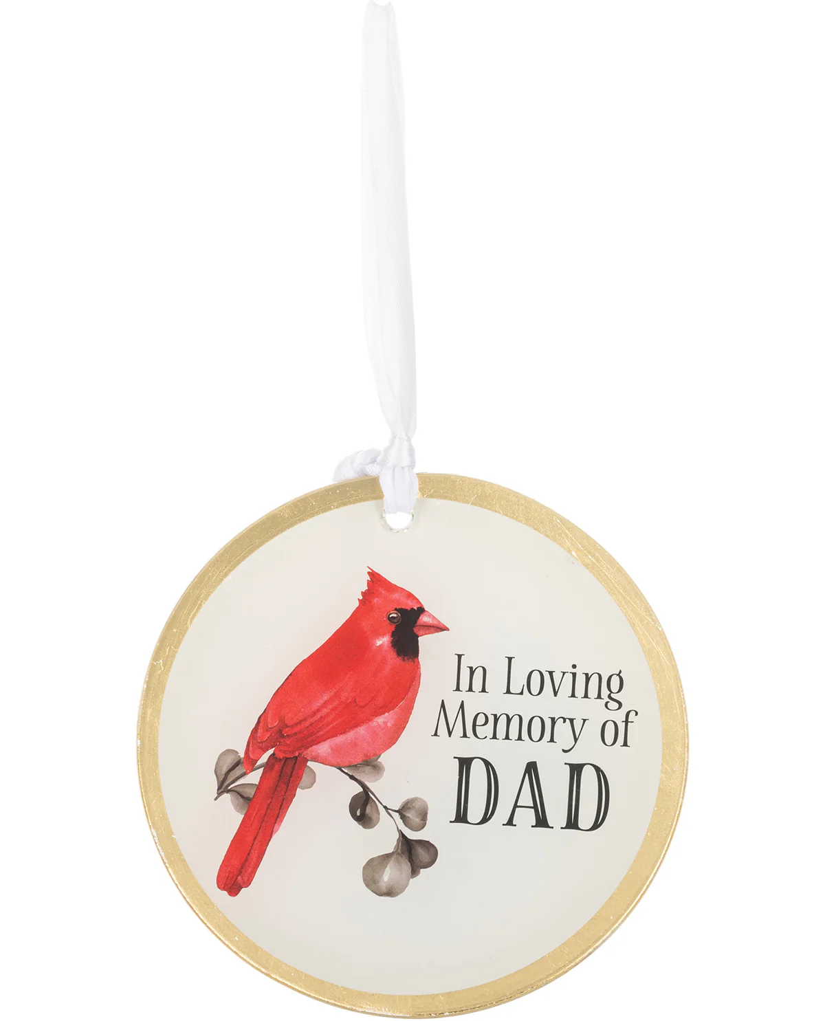 Cardinal Mom/Dad Memorial Ornament - Image 2