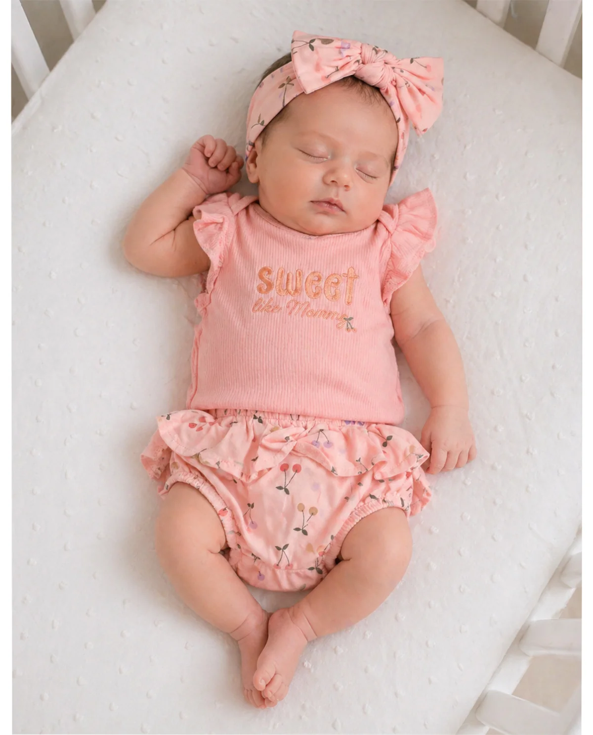 Newborn Girl Knit Diaper Sets - Image 2
