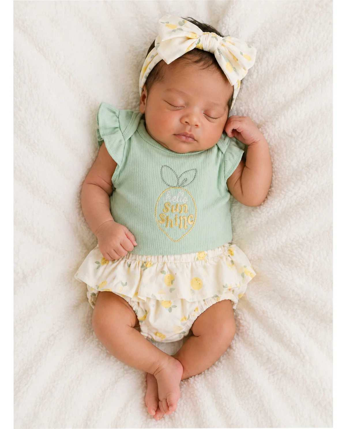 Newborn Girl Knit Diaper Sets - Image 4