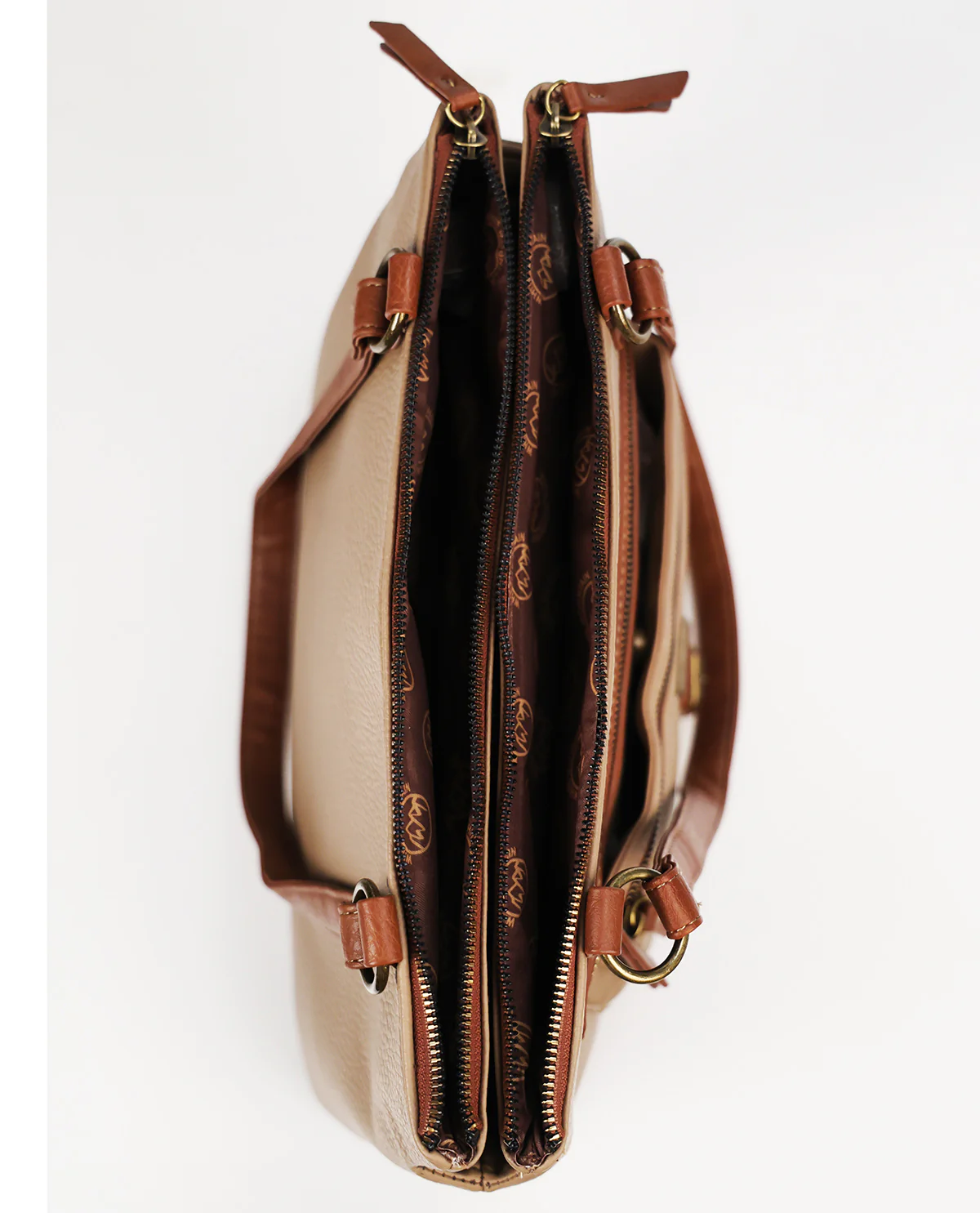White Mountain Newton Buckle Tote Taupe - Image 3