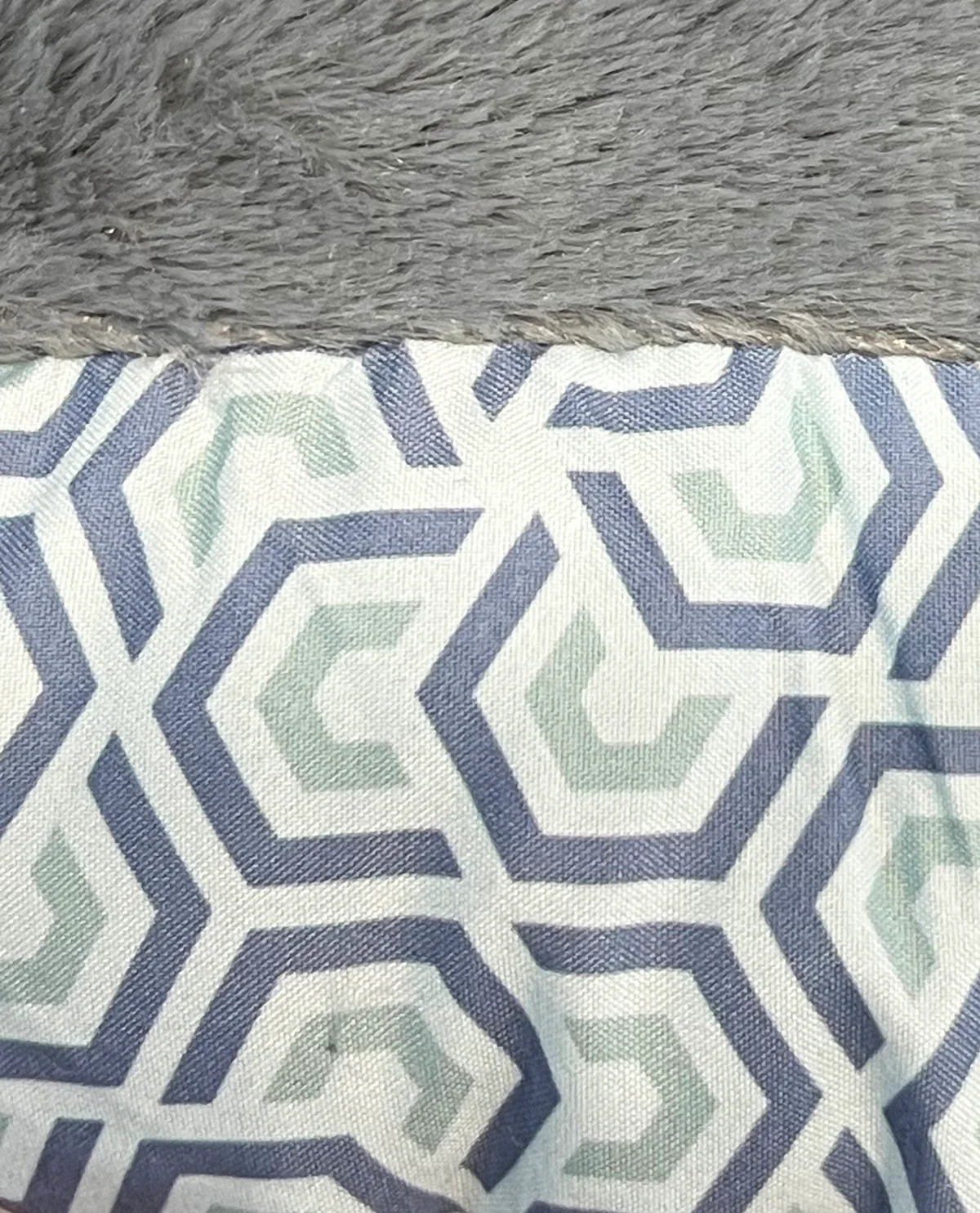 Octagon Blue Pet Bed - Image 2