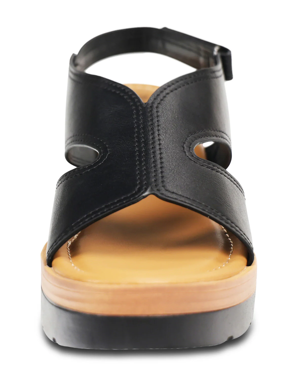 Pierre Dumas Patch-2 Sandal Black - Image 2