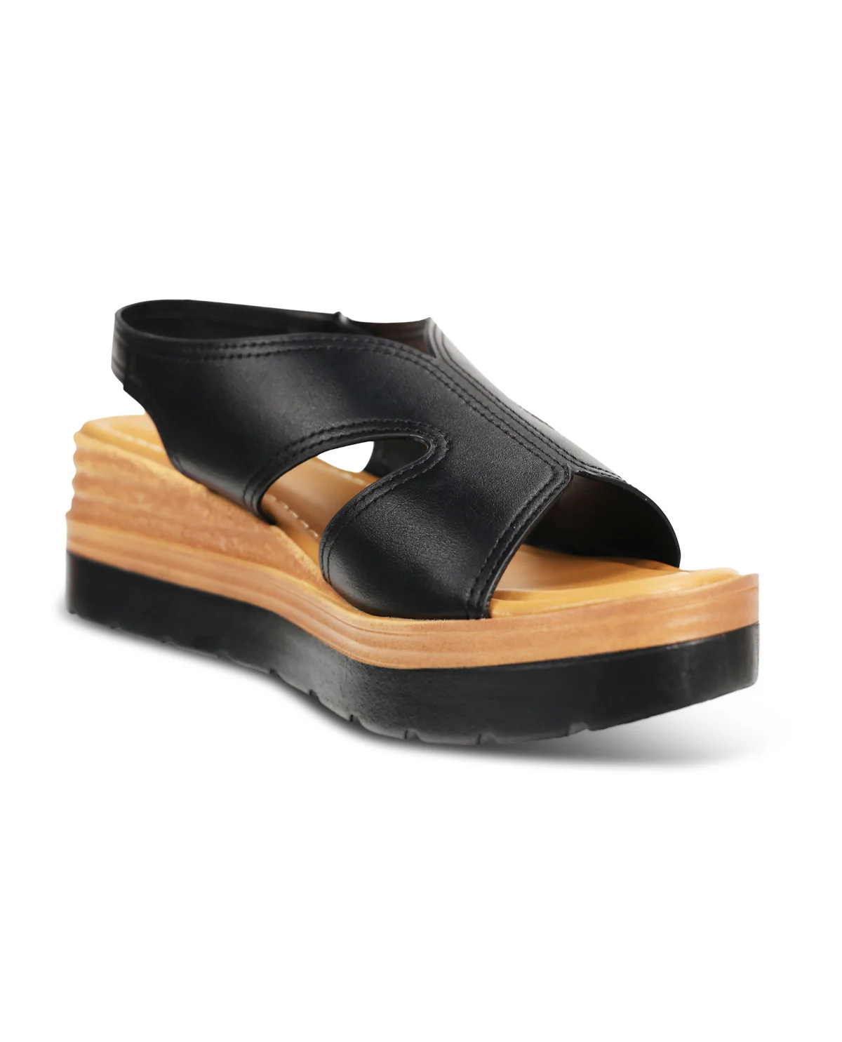 Pierre Dumas Patch-2 Sandal Black - Image 3
