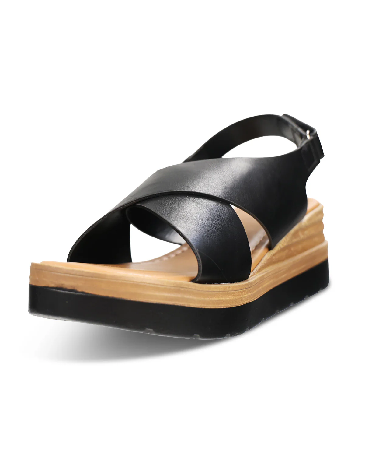 Pierre Dumas Patch-3 Sandal Black - Image 2