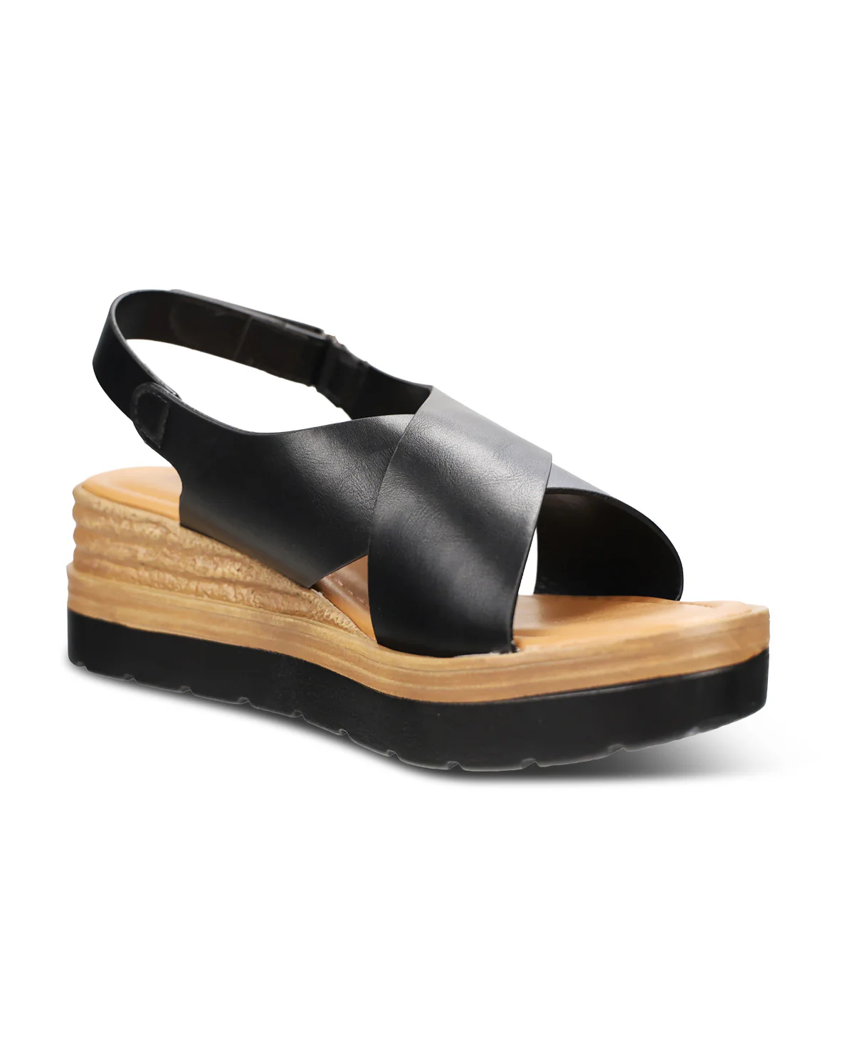 Pierre Dumas Patch-3 Sandal Black - Image 3