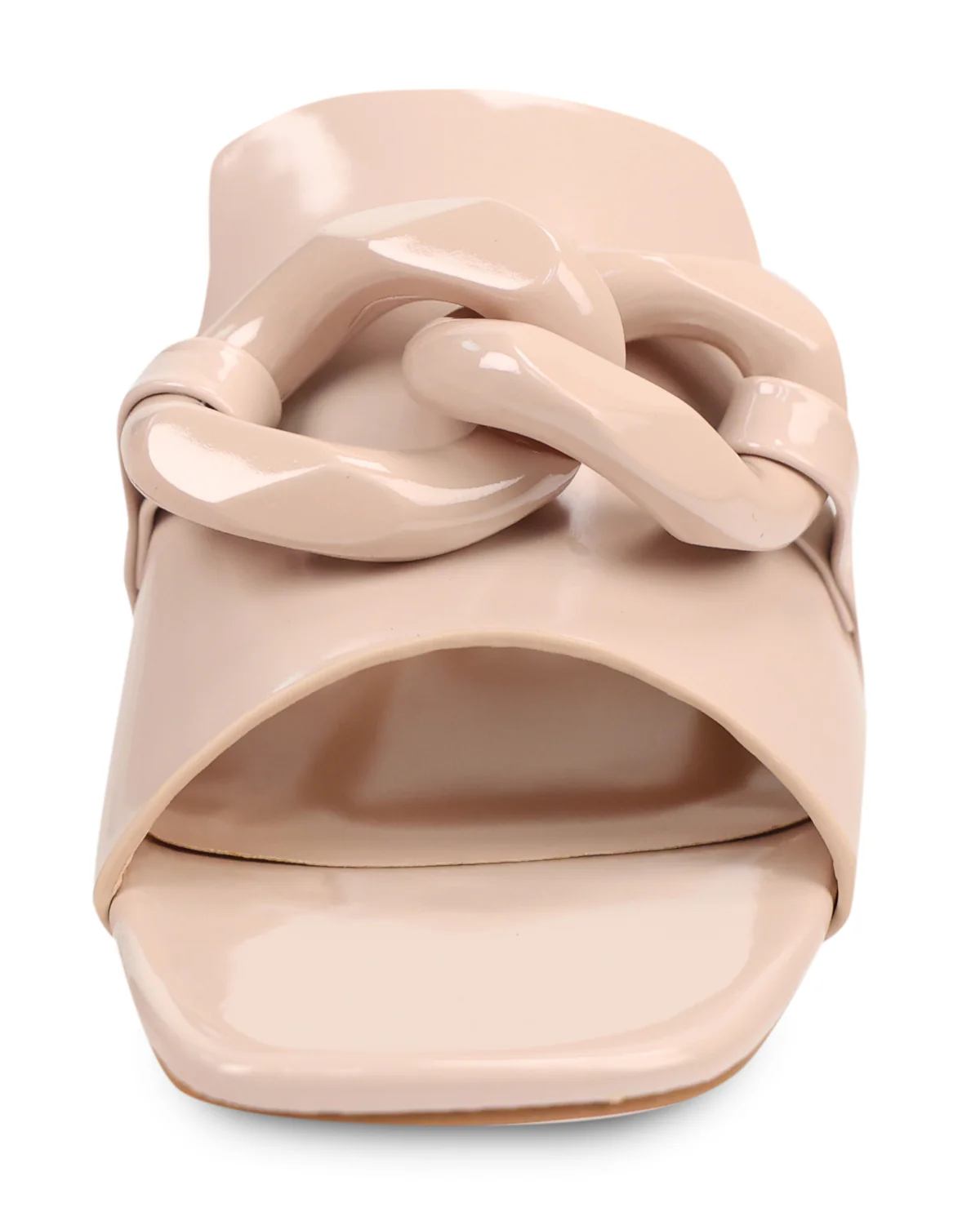Pierre Dumas Chain Detail Sandal Nude - Image 5
