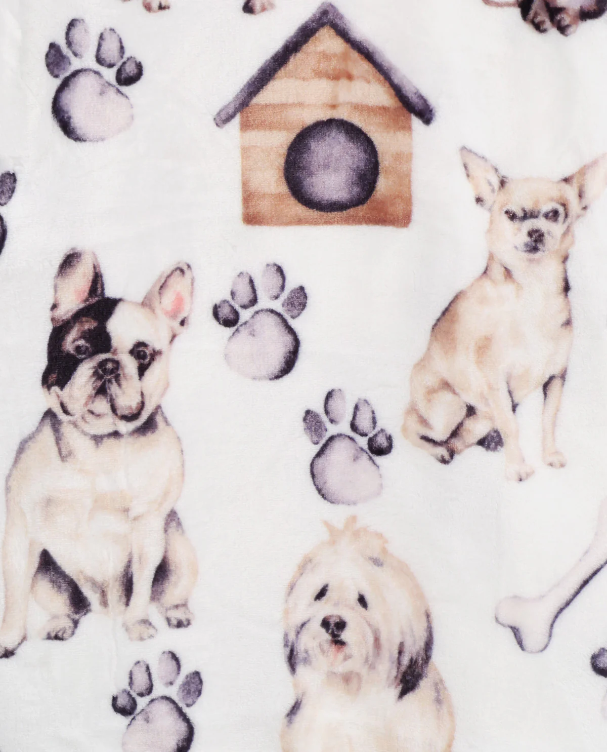 Pet Sweet Paws Ivory Throw - Image 2