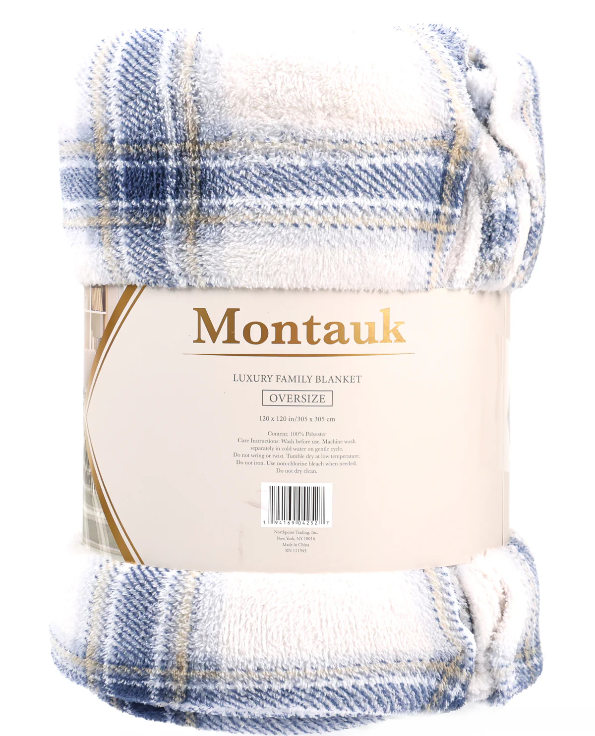 Plaid Luxury Shearling Family Blanket - Image 7