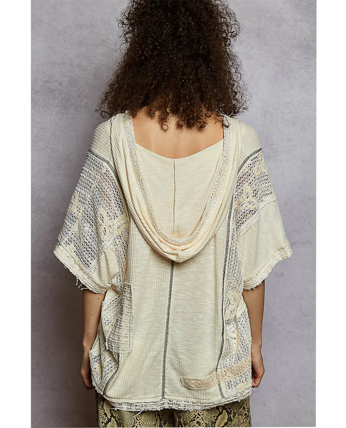 POL Crochet Trim Top Natural - Image 2