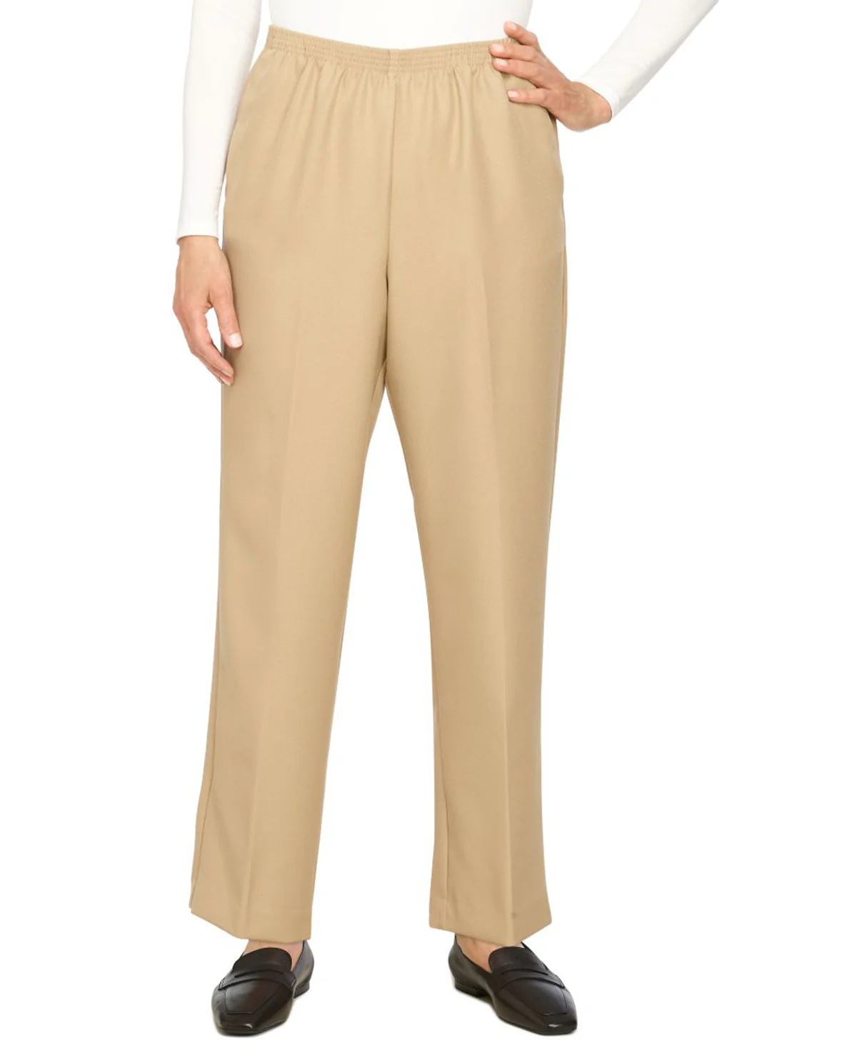 Alfred Dunner Petite Classic Pant Short - Image 5