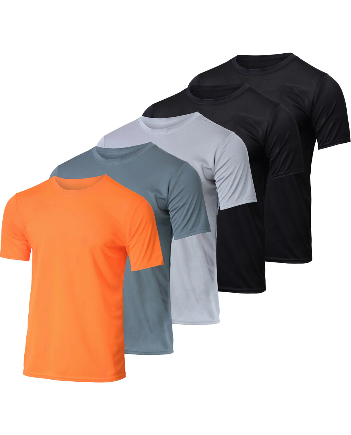 Real Essentials Active Quick Dry Mesh Crew Neck T-Shirt - Image 3