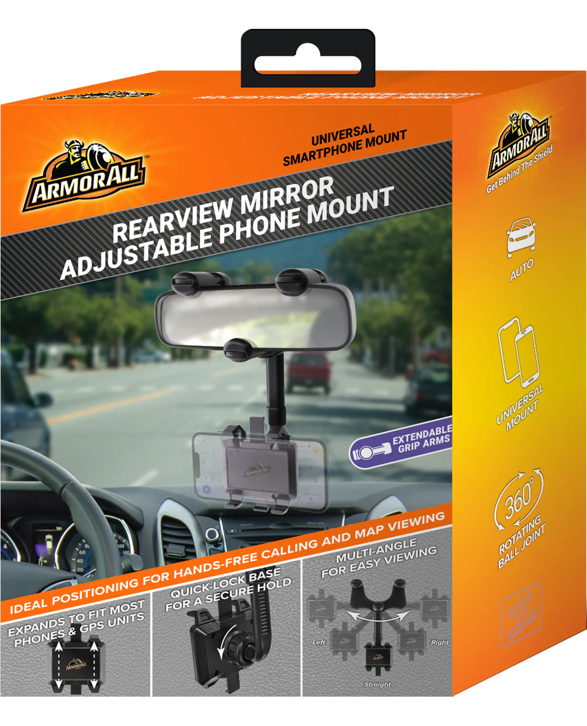 Rearview Mirror Adjustable Phone Mat - Image 2