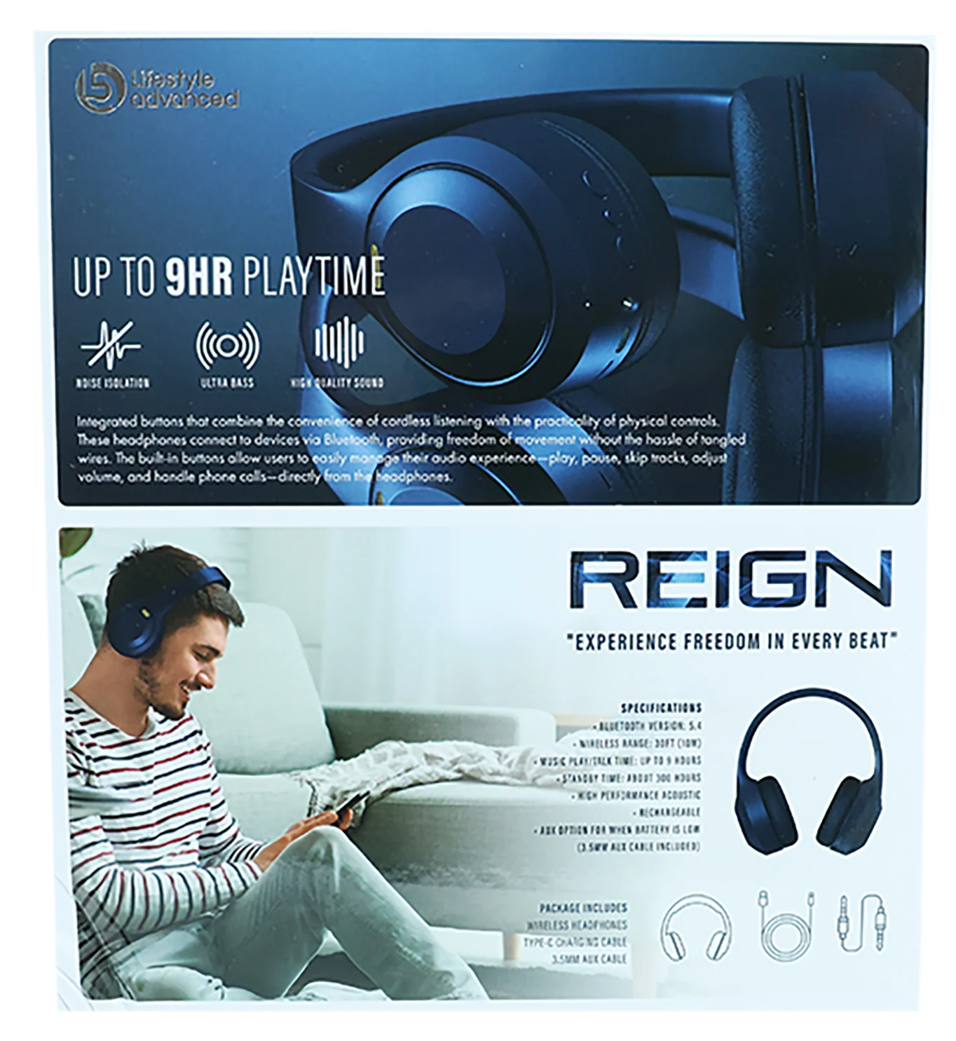 Reign HD Wireless Headphones - Image 2