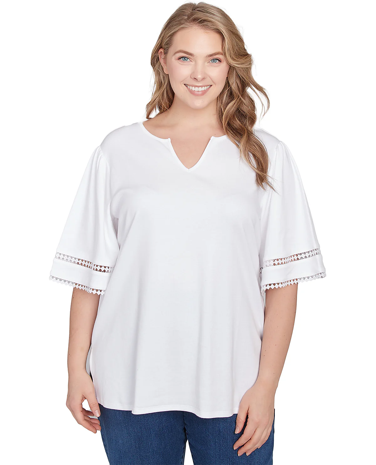 Ruby Road Americana Chic Interlock Knit Top - Image 2