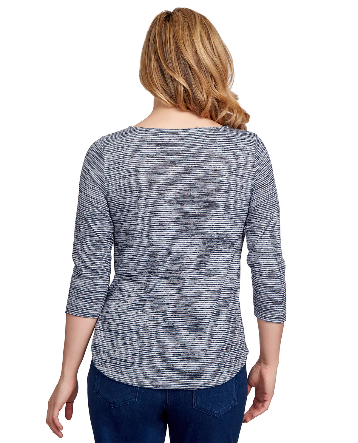 Ruby Road Missy Must Haves Dyed Stripe Knit Top - Image 11