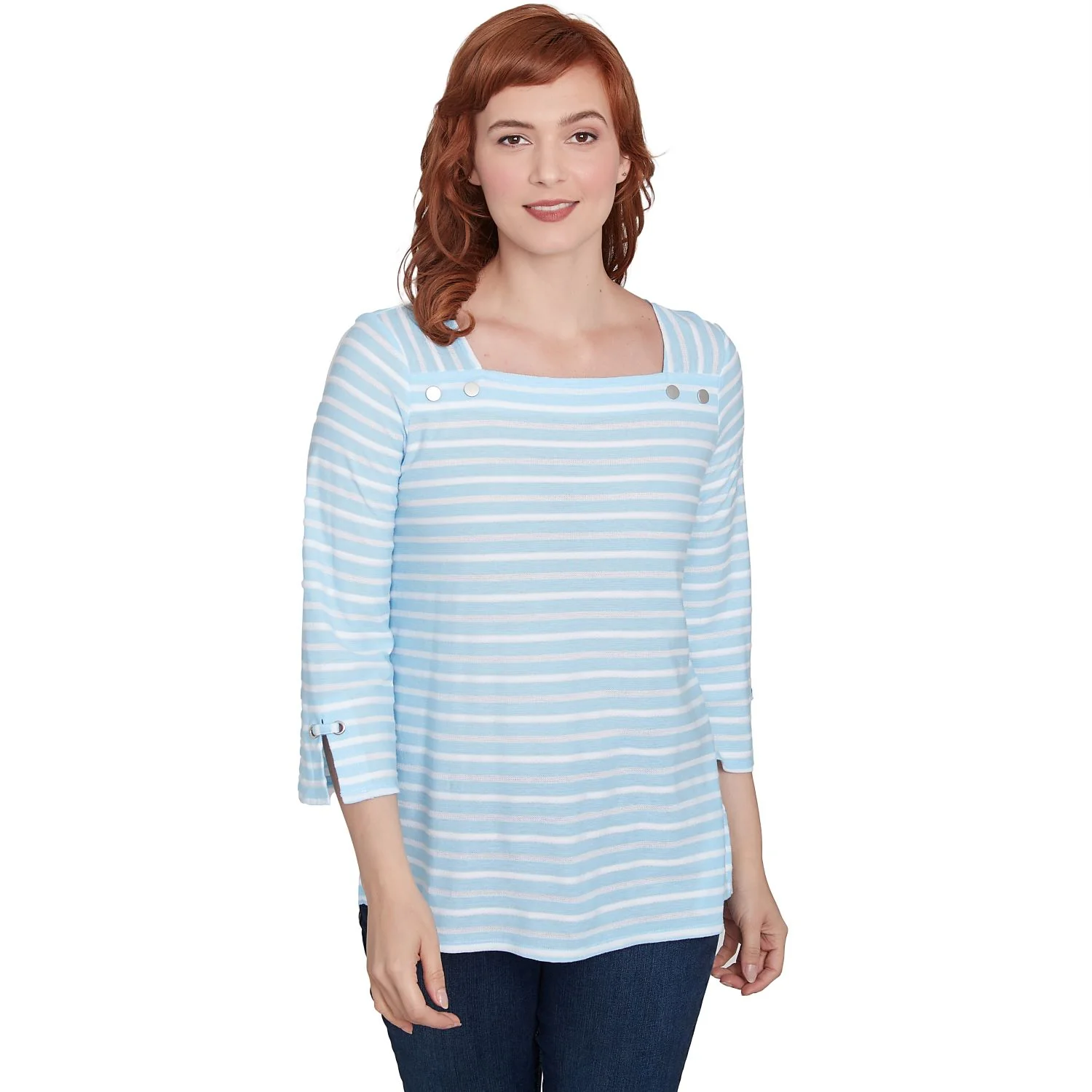 Ruby Road Resort Ready Ribbon Stripe Top - Image 2