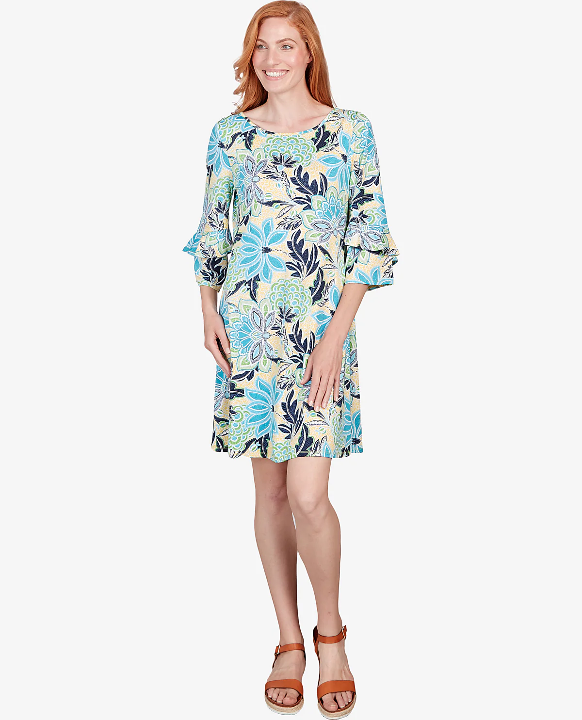 Ruby Road Missy Filigree Floral Dress - Image 4