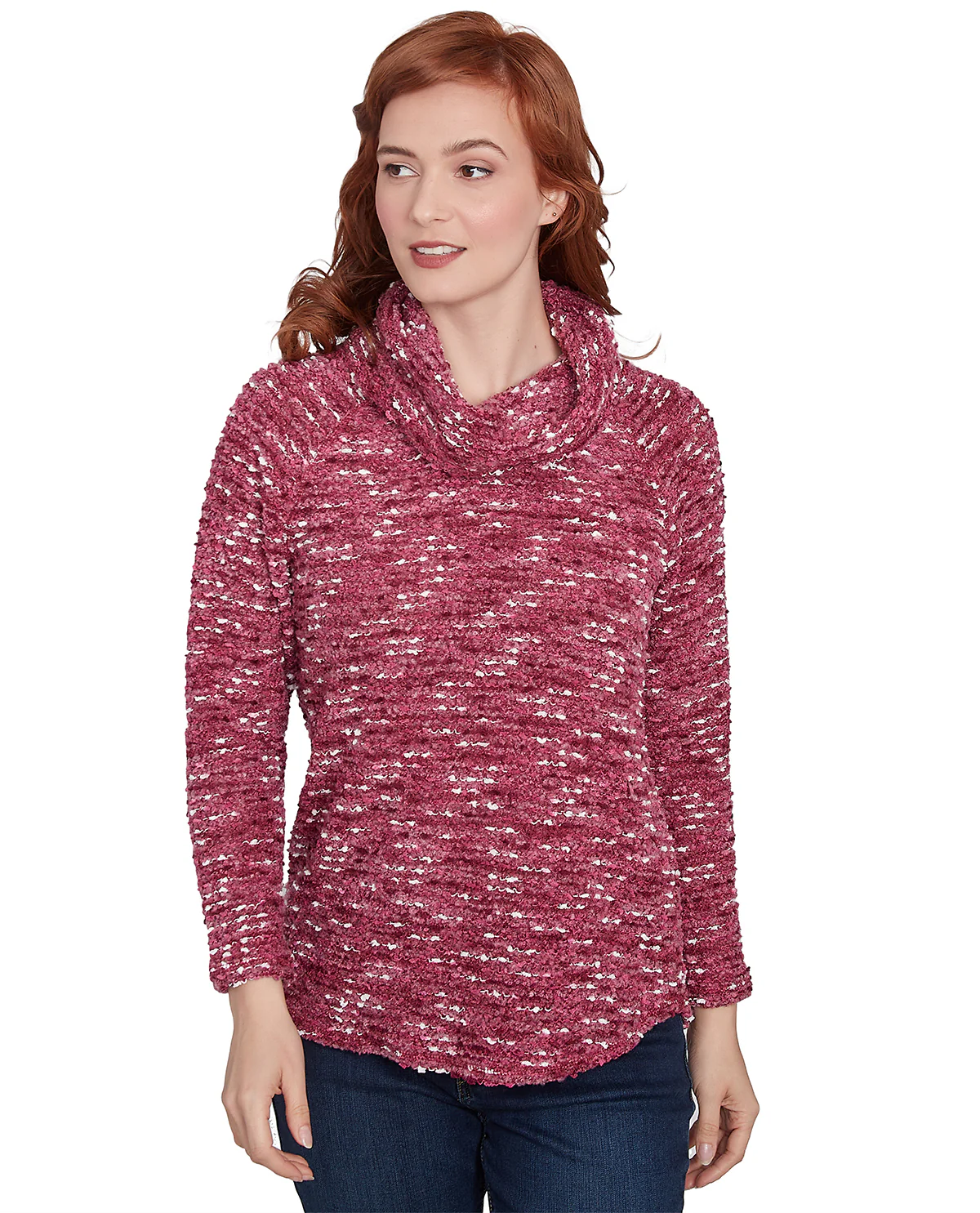 Ruby Road Must Haves II Long Sleeve Cowlneck Pullover Top - Image 2