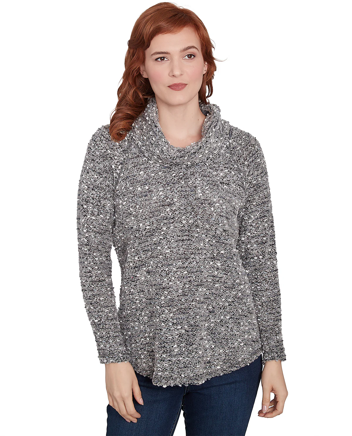 Ruby Road Must Haves II Long Sleeve Cowlneck Pullover Top - Image 3
