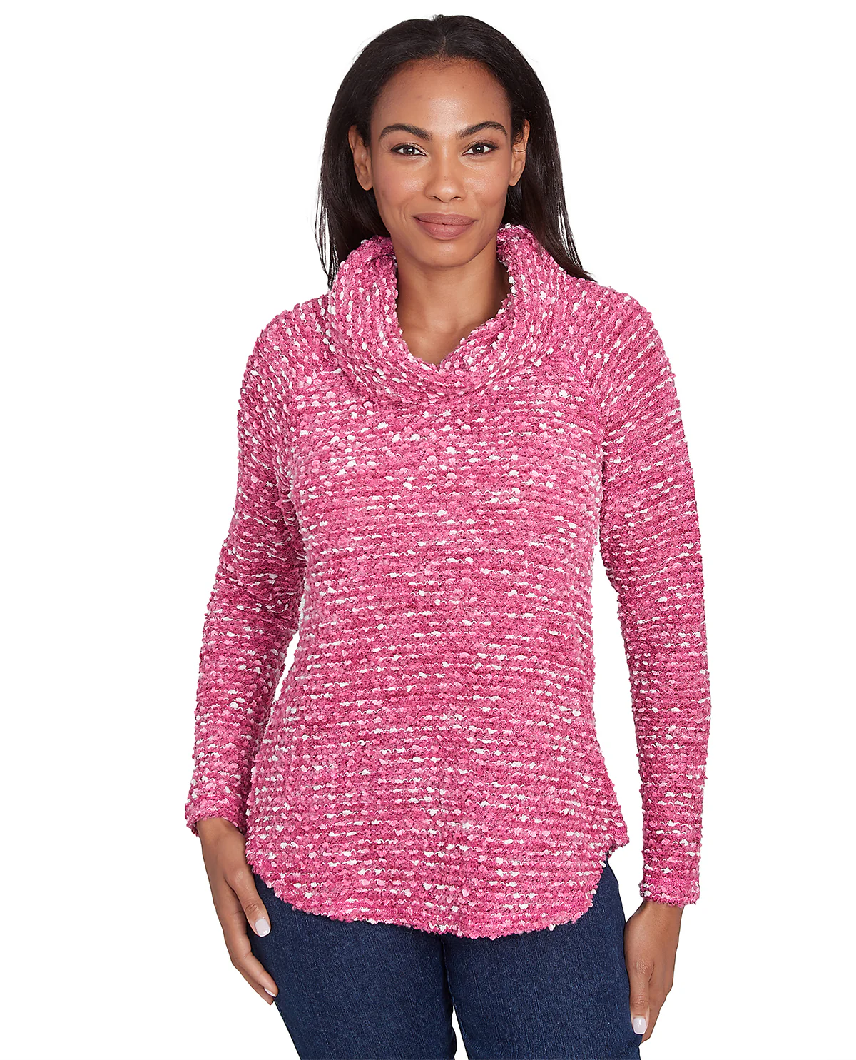 Ruby Road Must Haves II Long Sleeve Cowlneck Pullover Top - Image 4