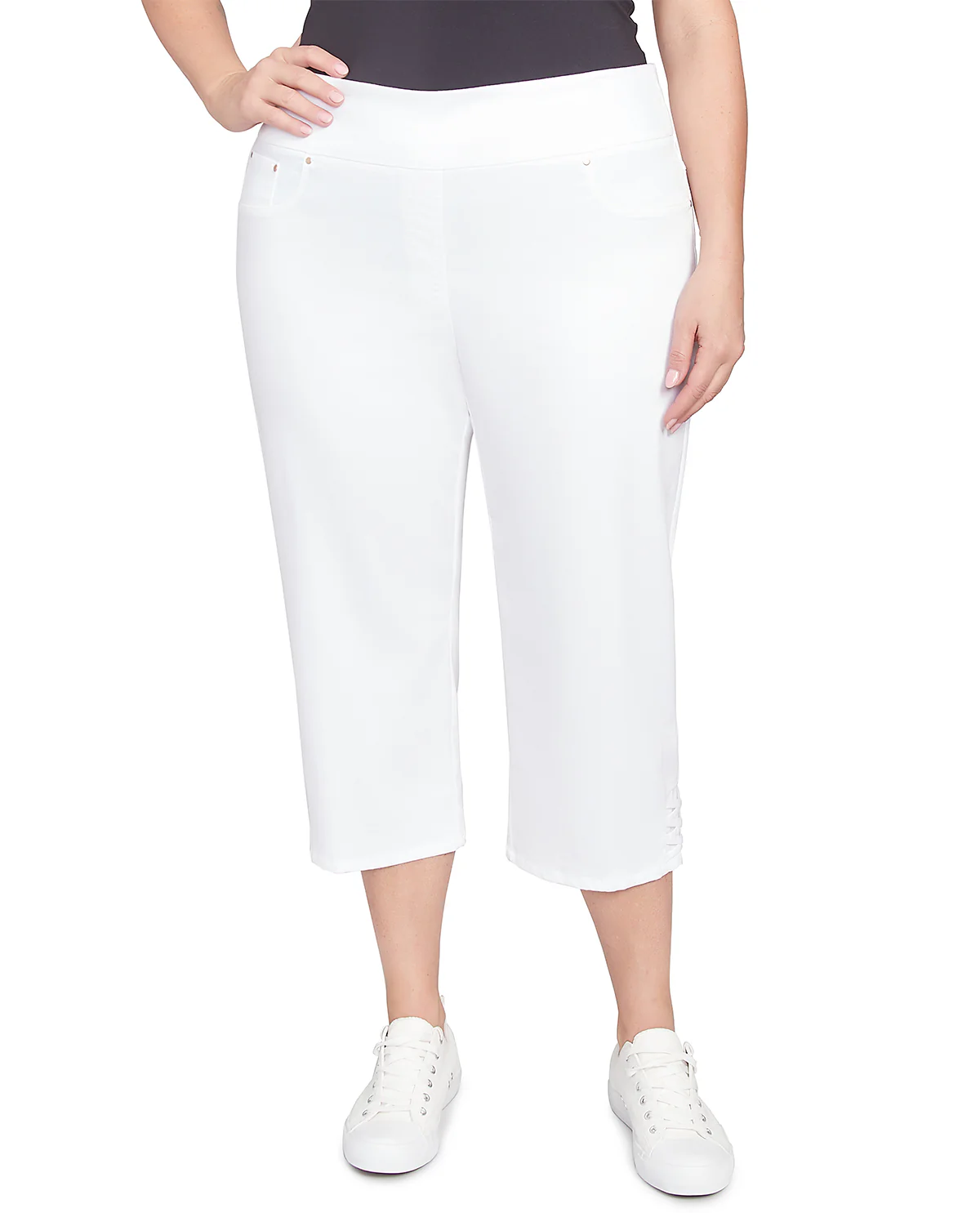 Ruby Road Paradise Cove Denim Capri - Image 2