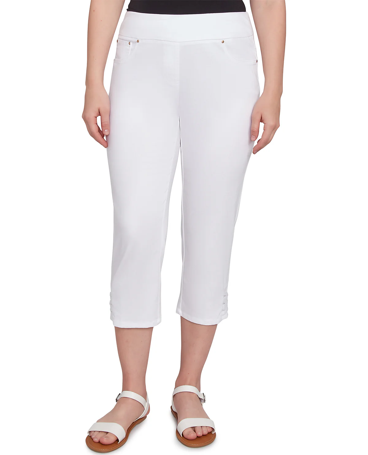 Ruby Road Paradise Cove Denim Capri - Image 2