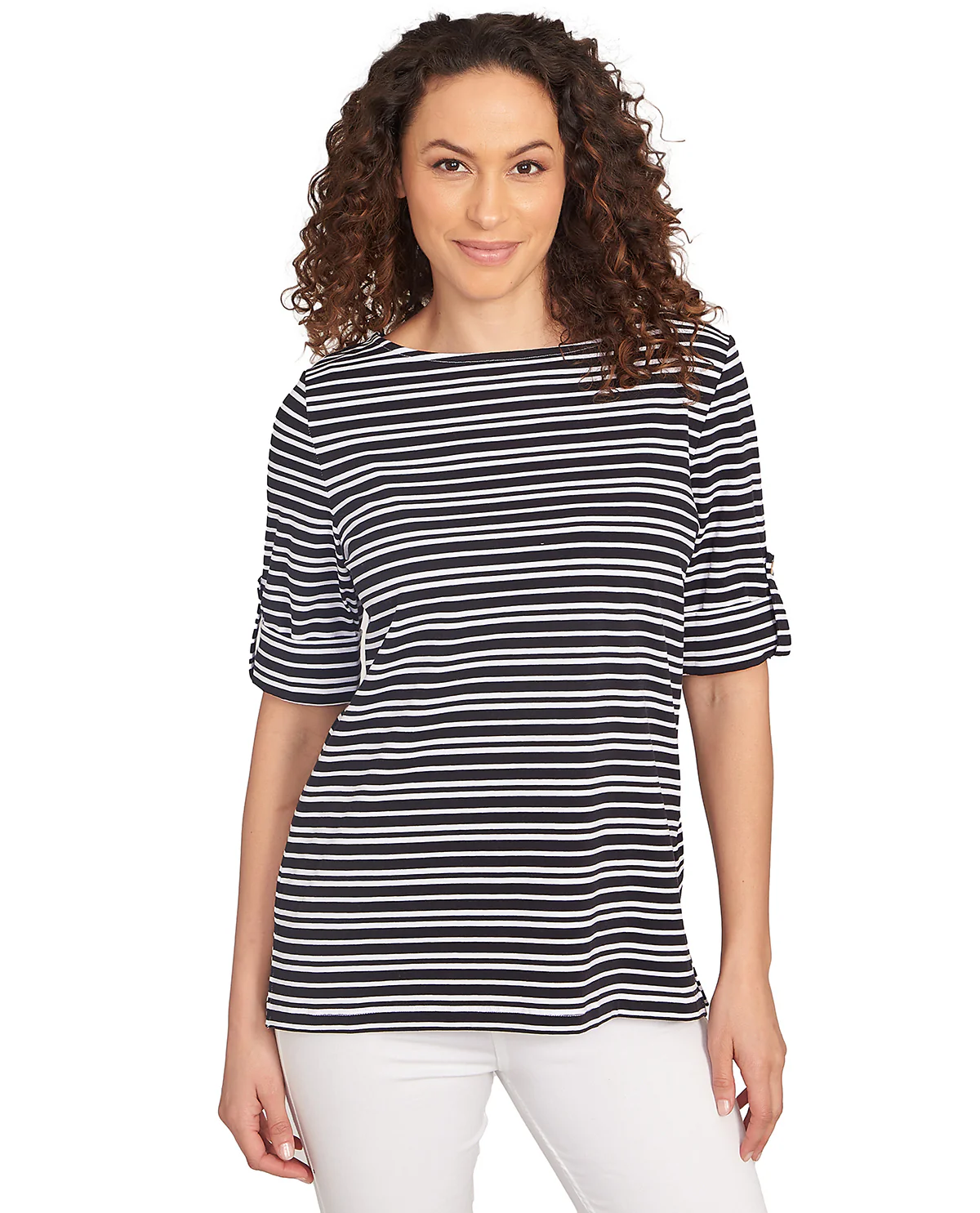 Ruby Road Petite Puttin On the Prints Knit Top - Image 2