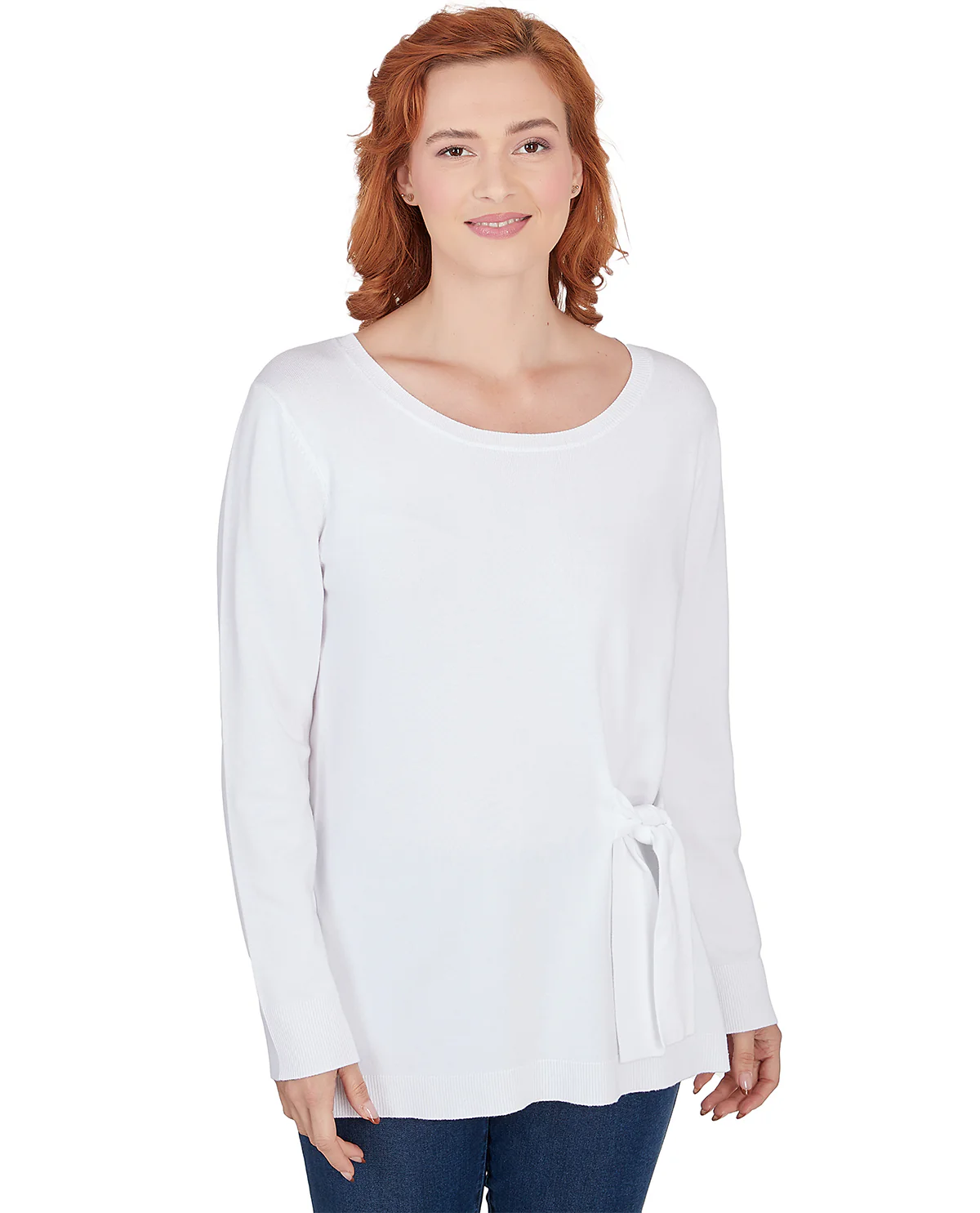 Ruby Road Missy Pullover Side Tie Sweater - Image 2