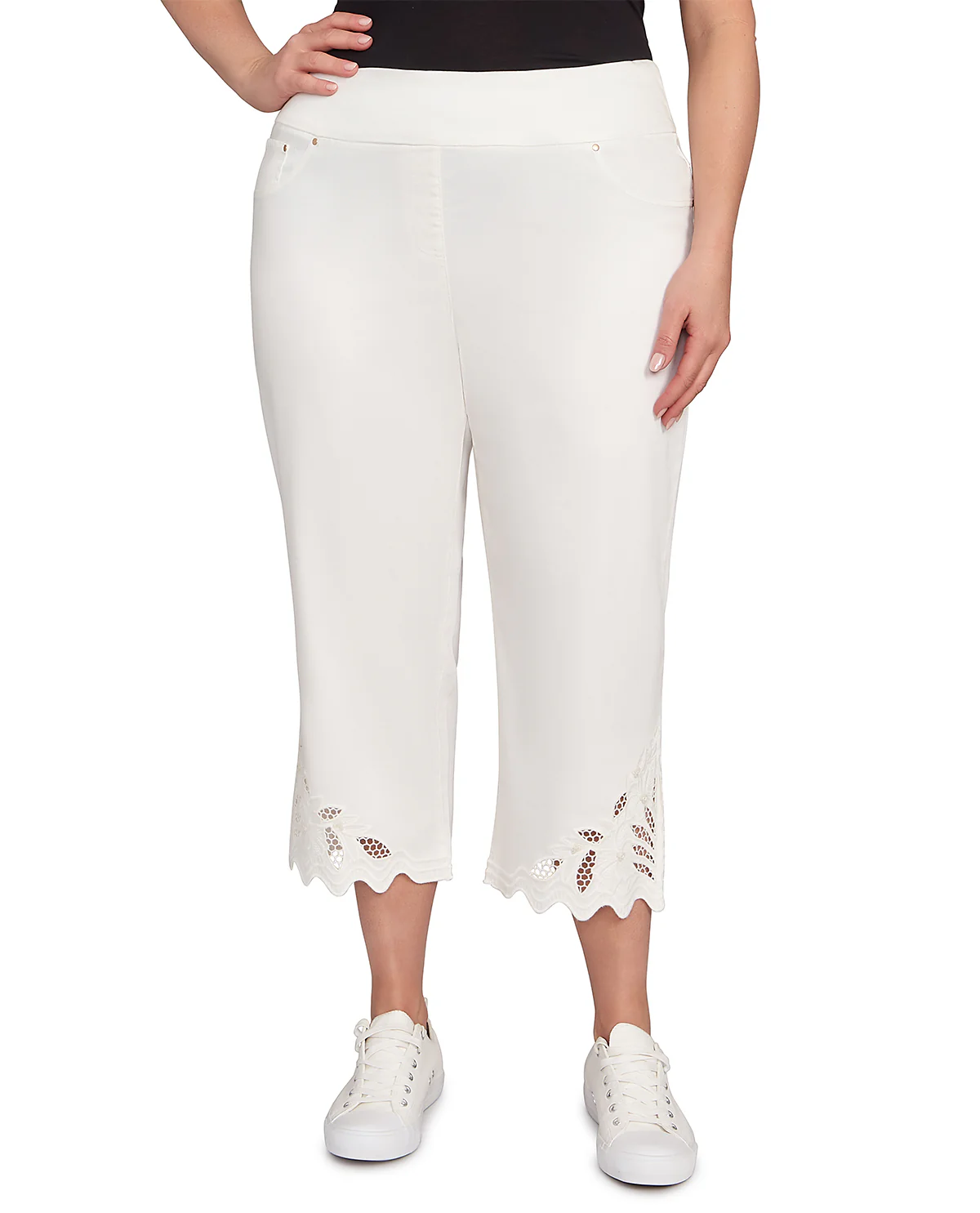 Ruby Road Tropical Oasis Denim Capri - Image 2