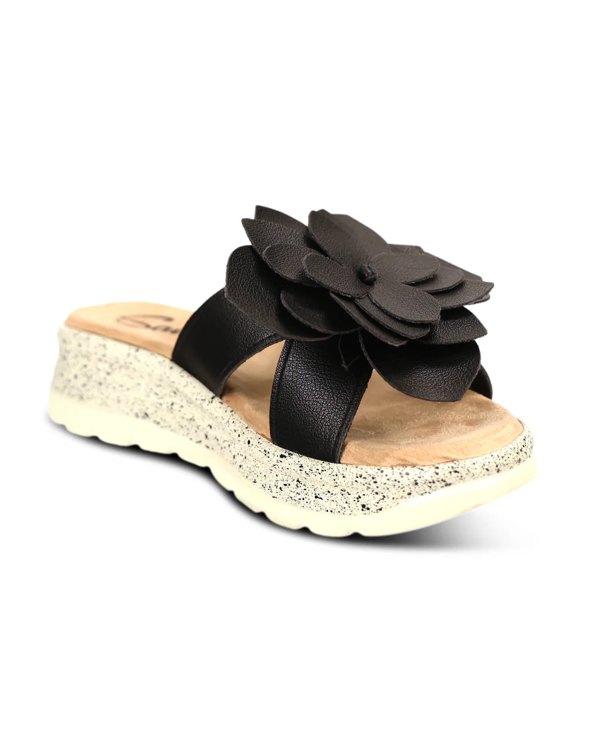 Savvy Gardenia Sandal Black - Image 6
