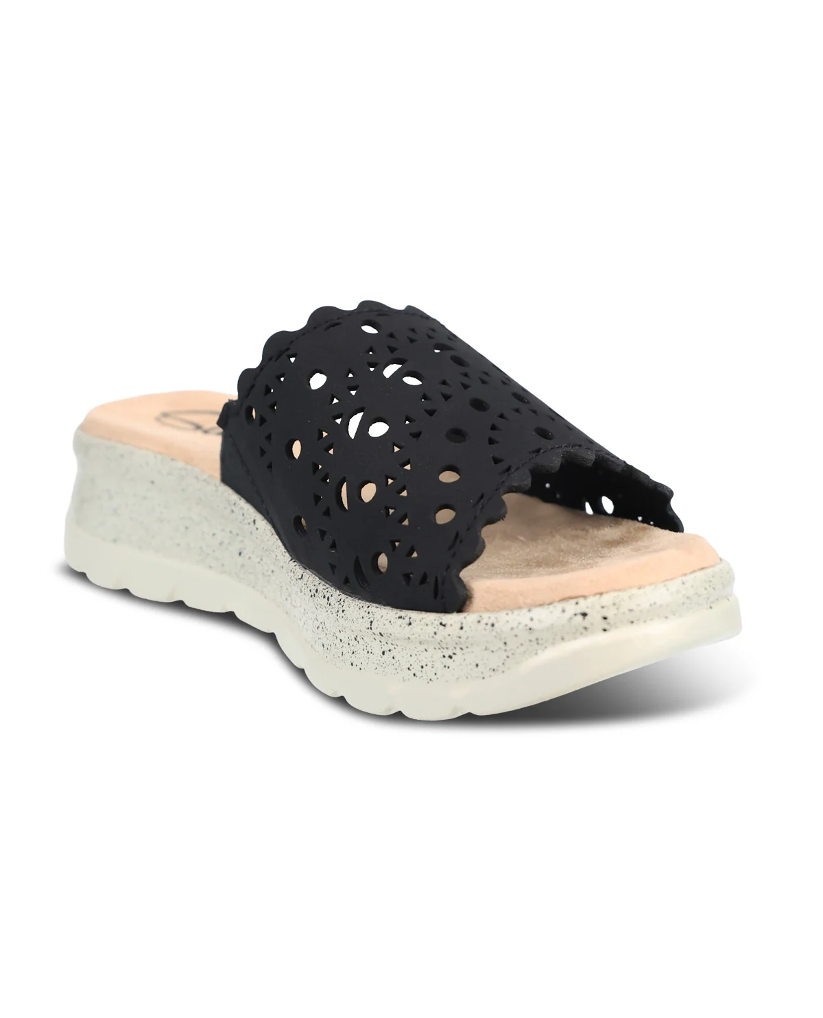 Savvy Speckle Sandal Black - Image 3