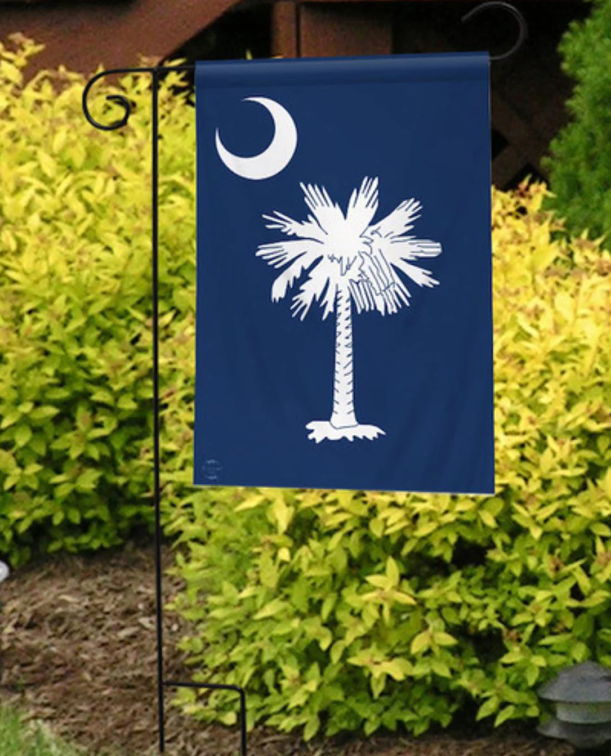South Carolina Palmetto Tree Garden Flag - Image 2