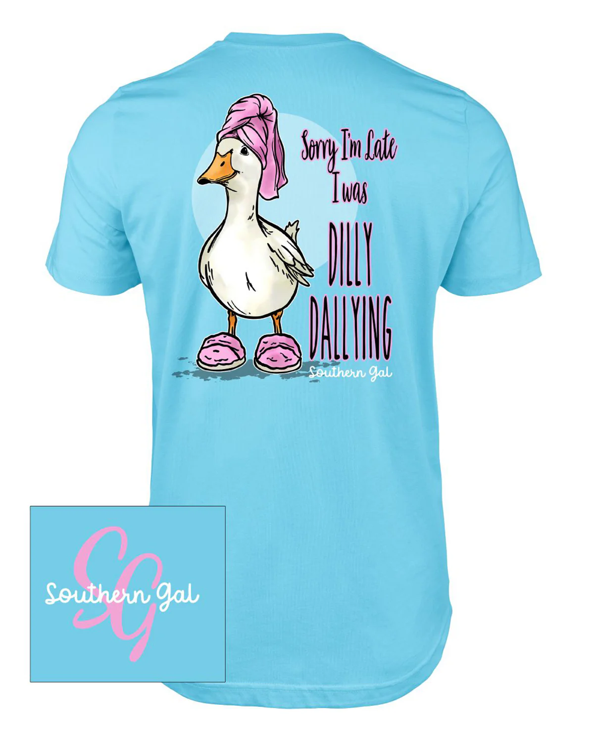 Southern Gal Dilly Dally Short Sleeve Screen Tee - Image 2