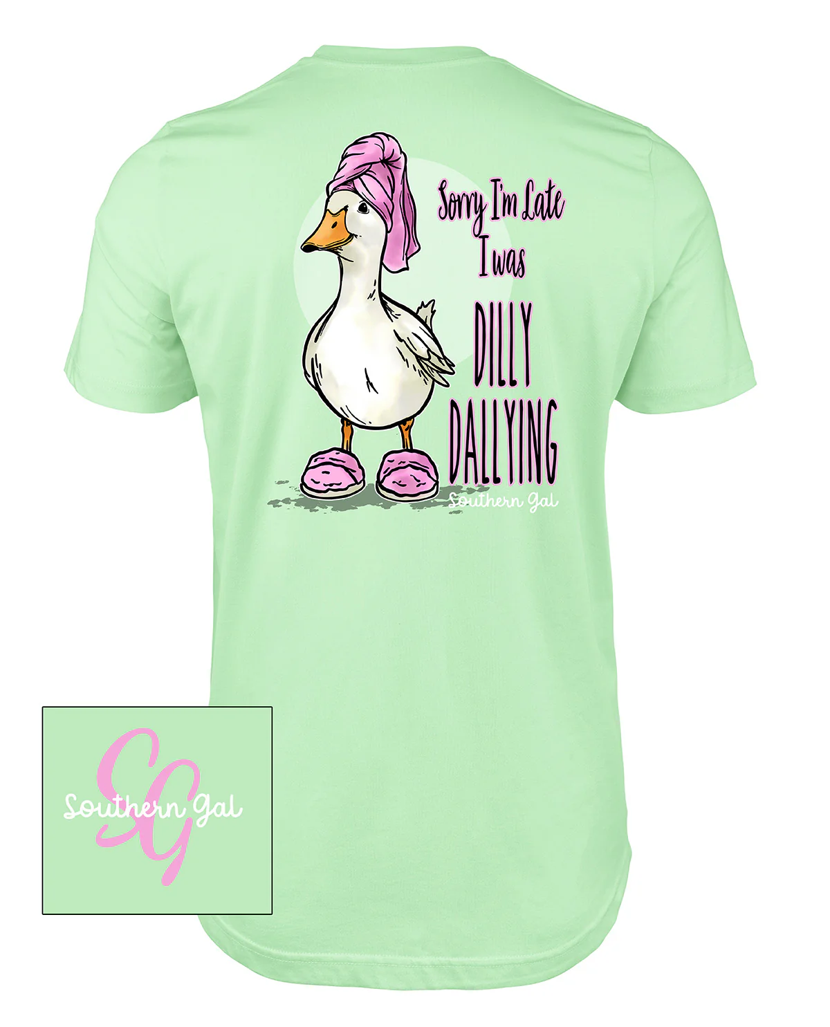 Southern Gal Dilly Dally Short Sleeve Screen Tee - Image 3