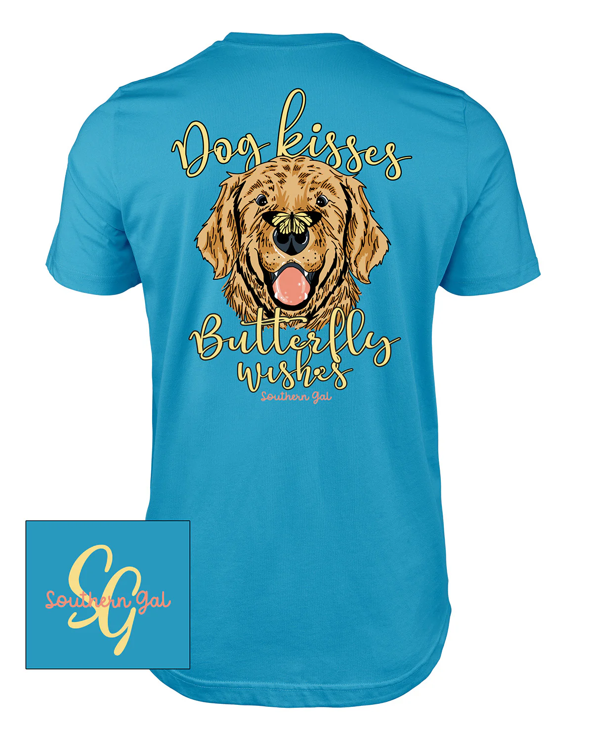 Southern Gal Dog Wishes Short Sleeve Screen Tee - Image 2