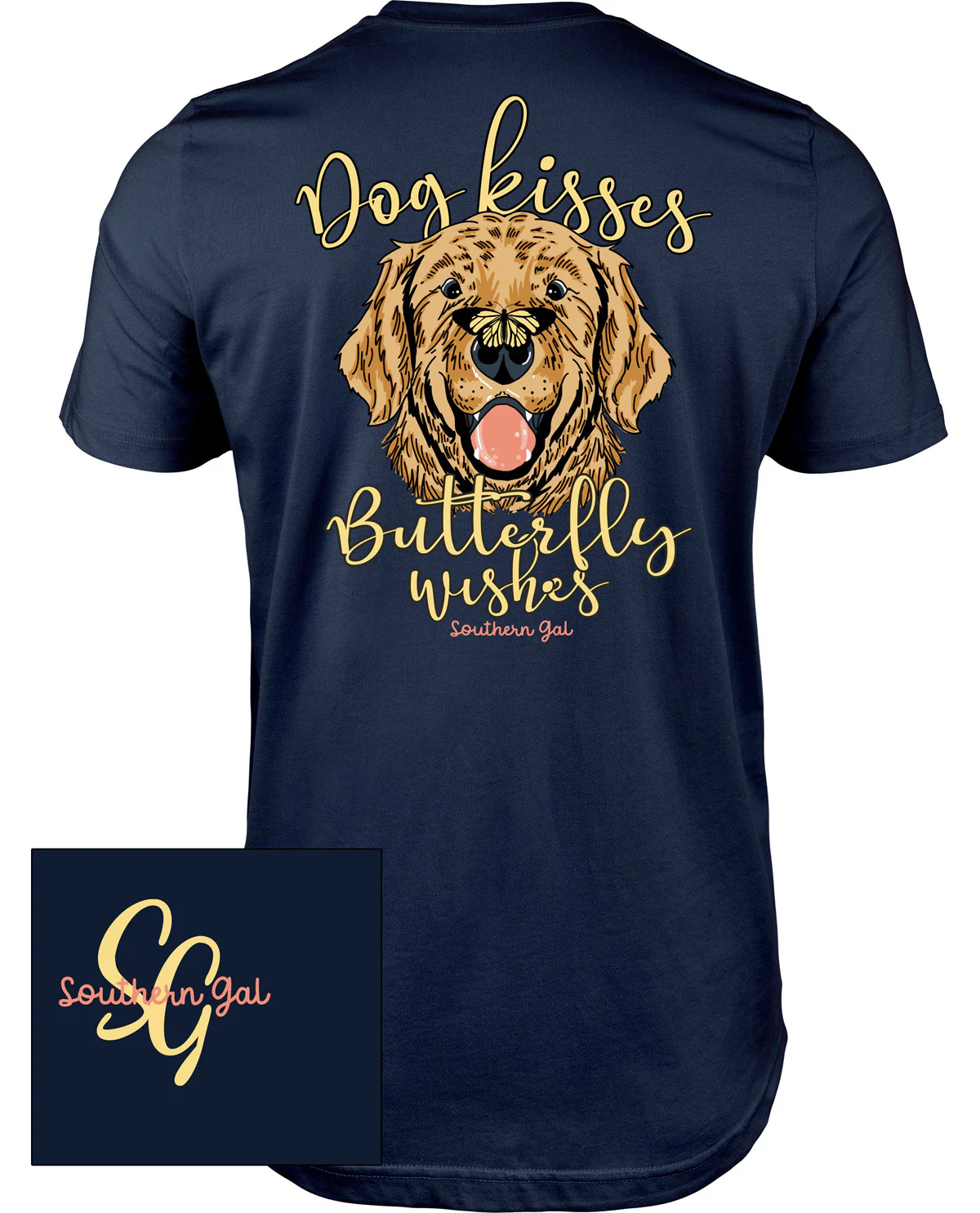 Southern Gal Dog Wishes Short Sleeve Screen Tee - Image 3