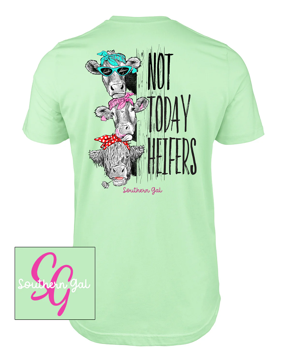 Southern Gal Heifers Short Sleeve Screen Tee - Image 2