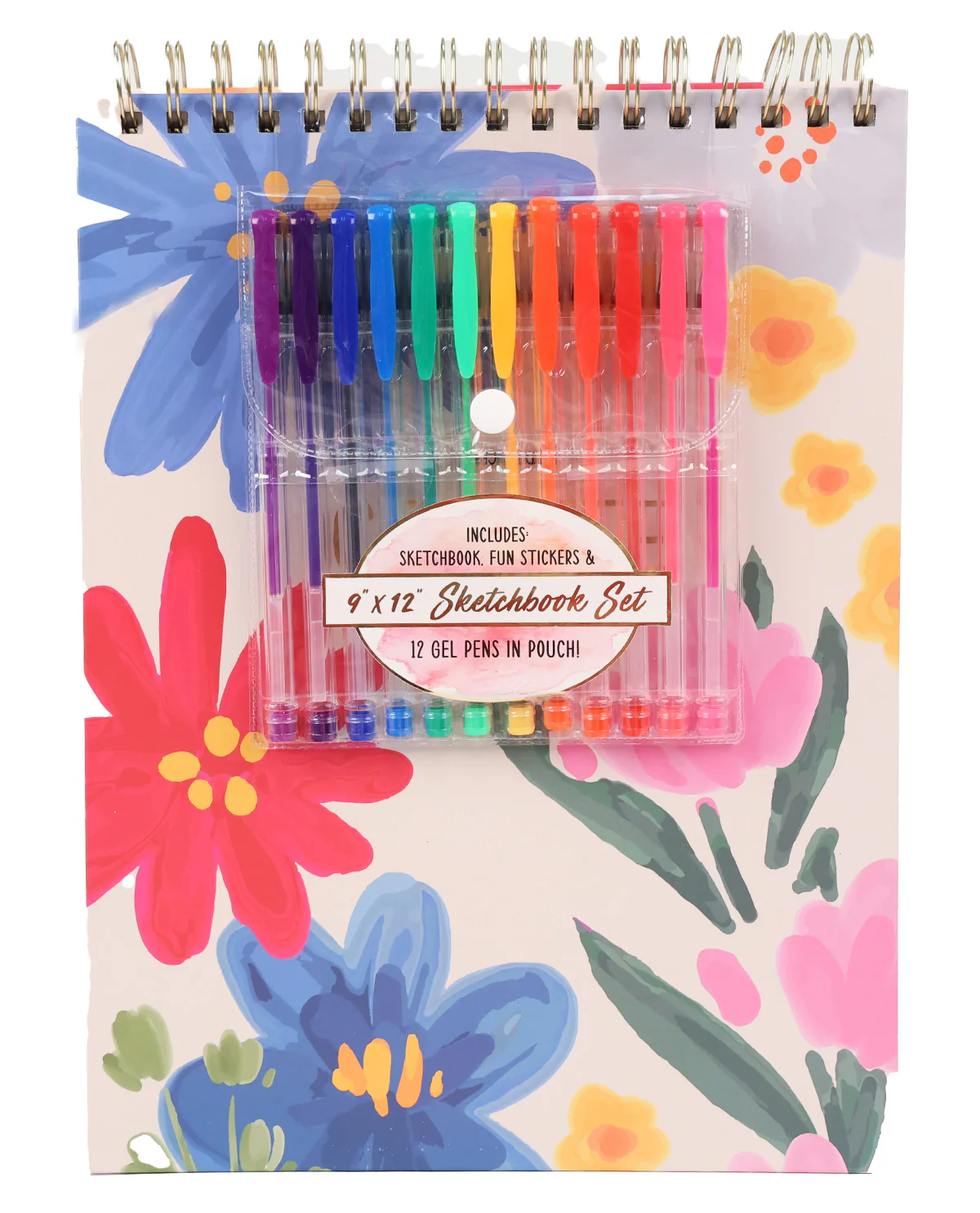 Sketchbook/Gel Pen Set - Flowers - Image 2