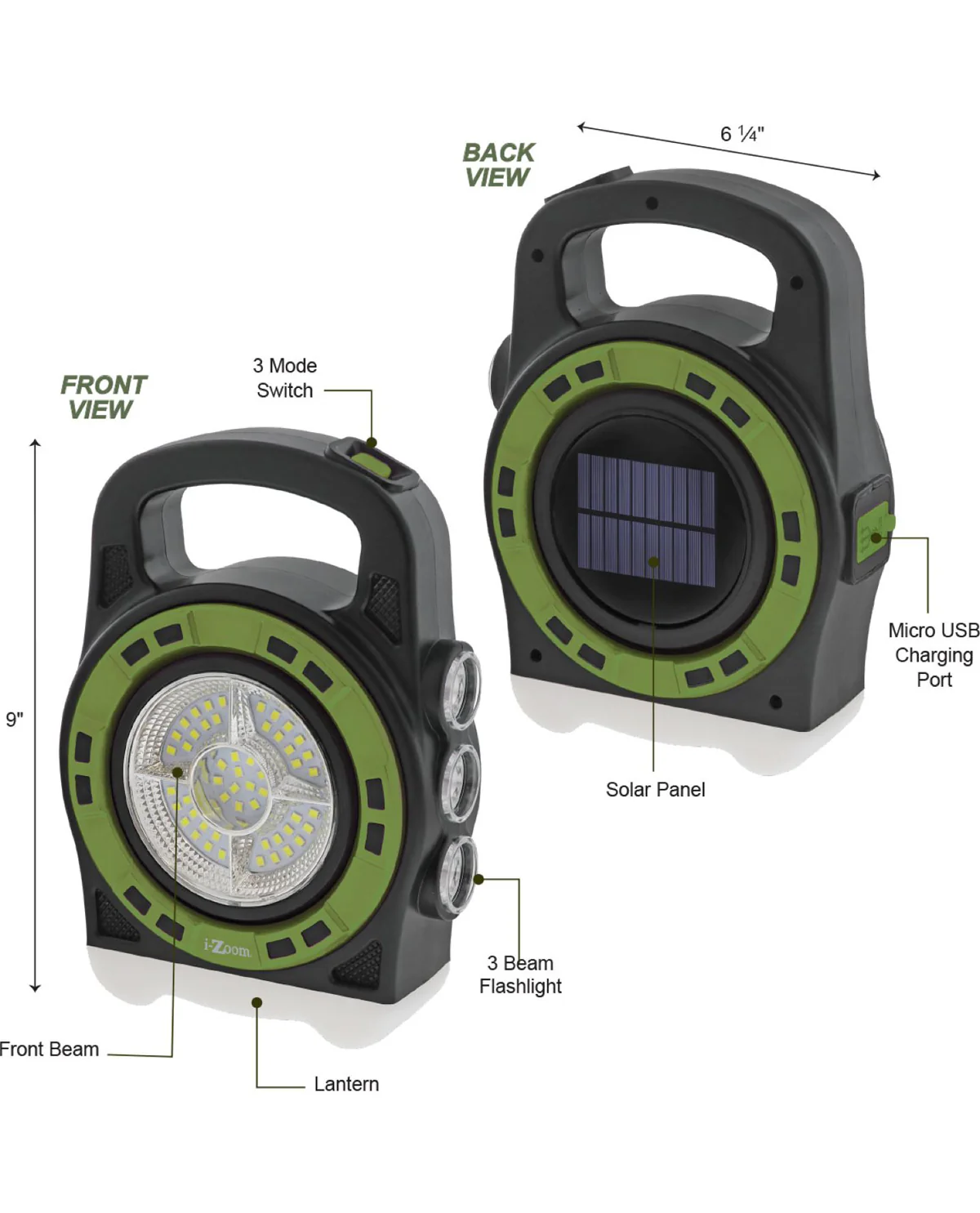 Solar Emergency Dual-Charge Light - Image 2