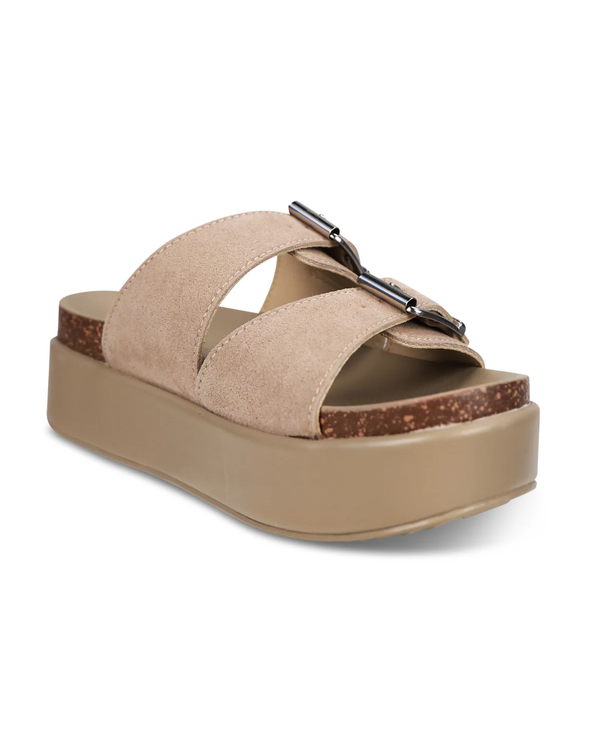 Project Cloud Sophie Sandal Taupe Suede - Image 3