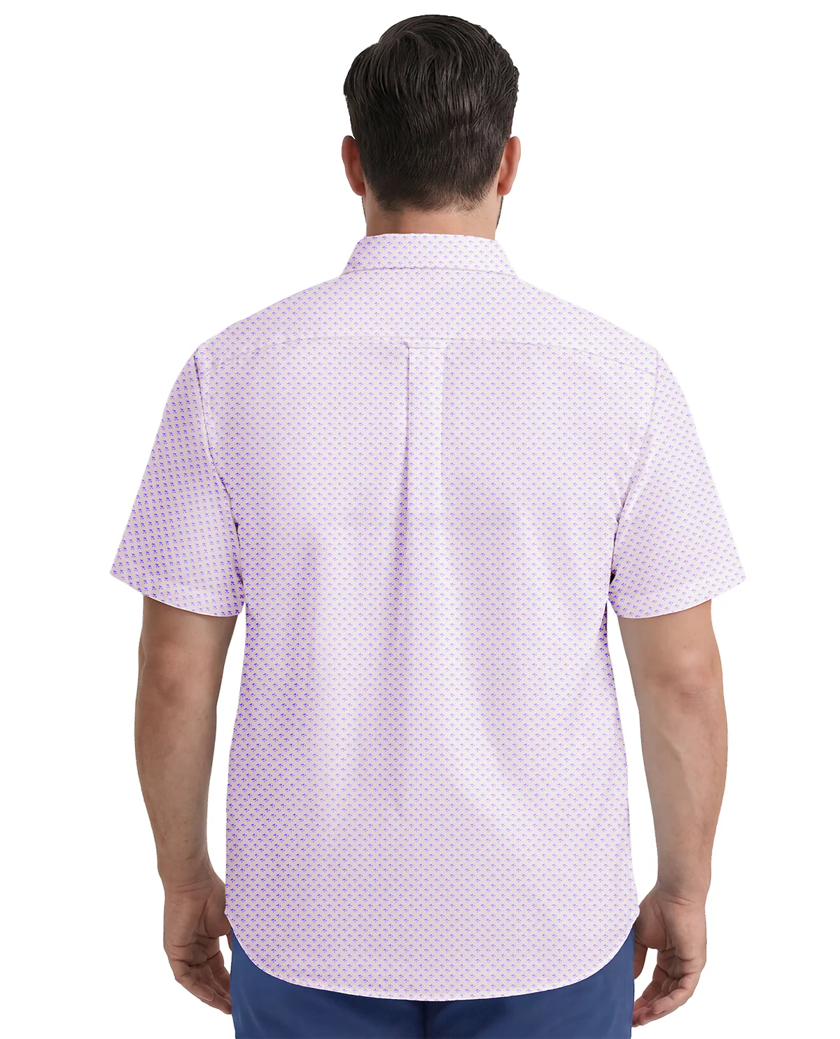 Izod Short Sleeve Breeze Fish Print Pink - Image 2
