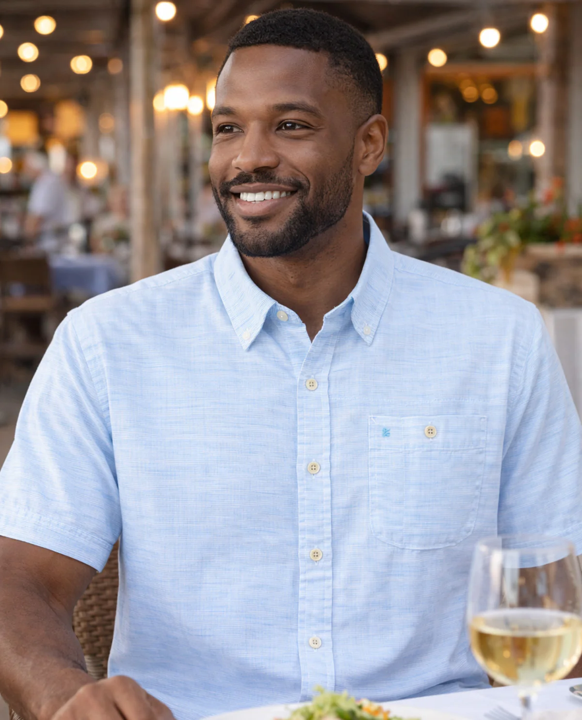 Izod Short Sleeve Dockside Chambray - Image 5