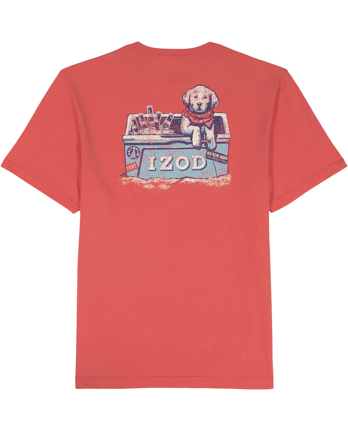 Izod Short Sleeve Soft Wash Graphic Crew - Image 7