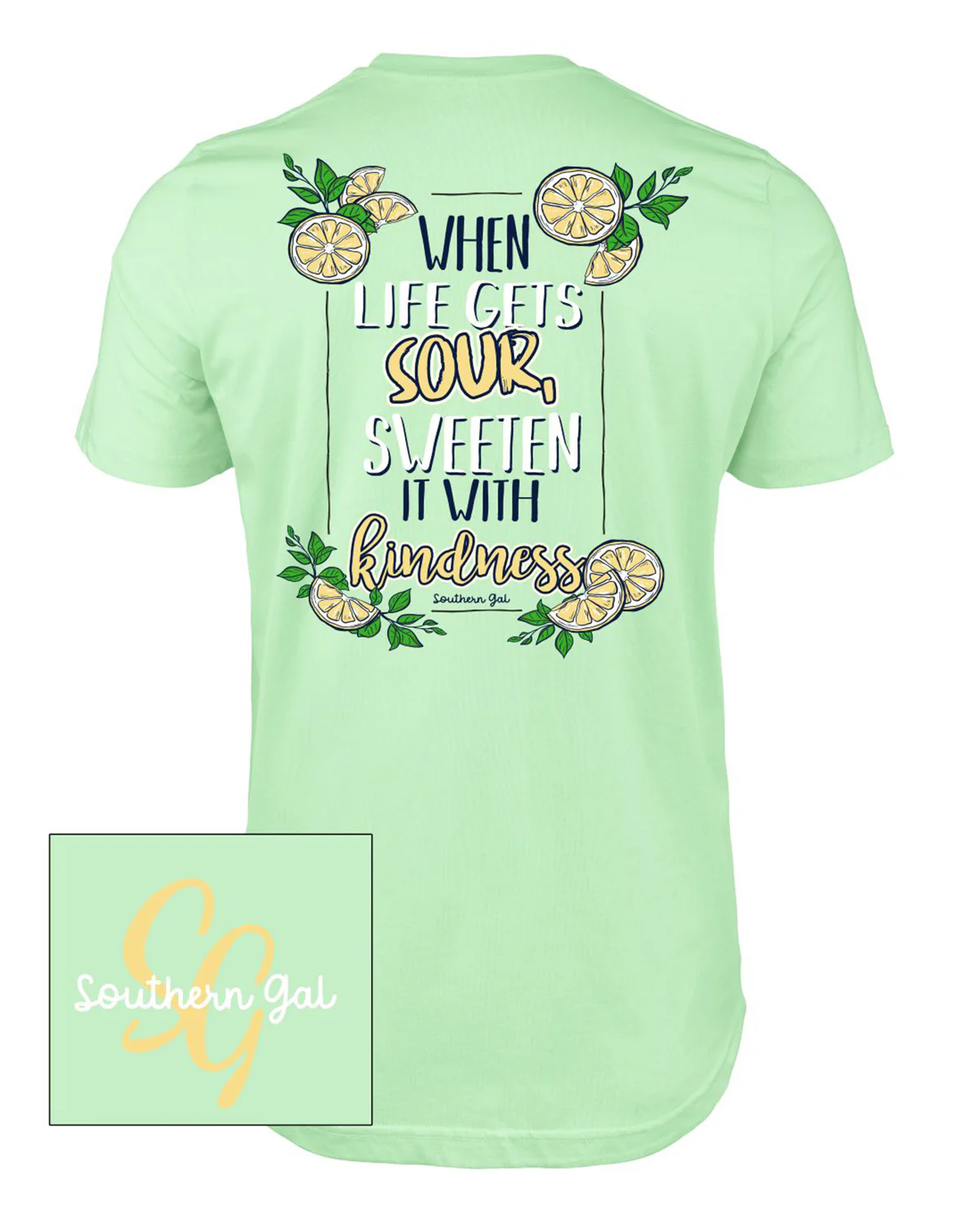 Southern Gal Sweet Sour Short Sleeve Screen Tee - Image 2